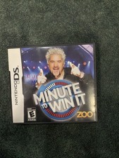 Minute to Win It (Nintendo DS, 2010) Complete & Tested
