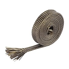 Fiberglass Heat Wire Shield Sleeve Heat High Temp Shield Adjustable Heat 3/16"