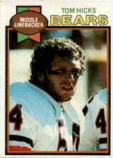 1979 Topps Tom Hicks #417 Chicago Bears