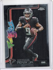 2025 Topps Chrome Football Michael Penix Jr. Future Stars Atlanta Falcons #FS-19