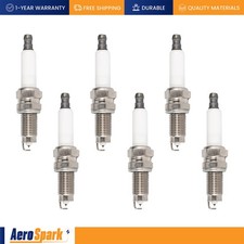 6PCS Iridium Spark Plugs for 2004-2009 Audi Porsche Volkswagen 3.2L YR7LPP332W