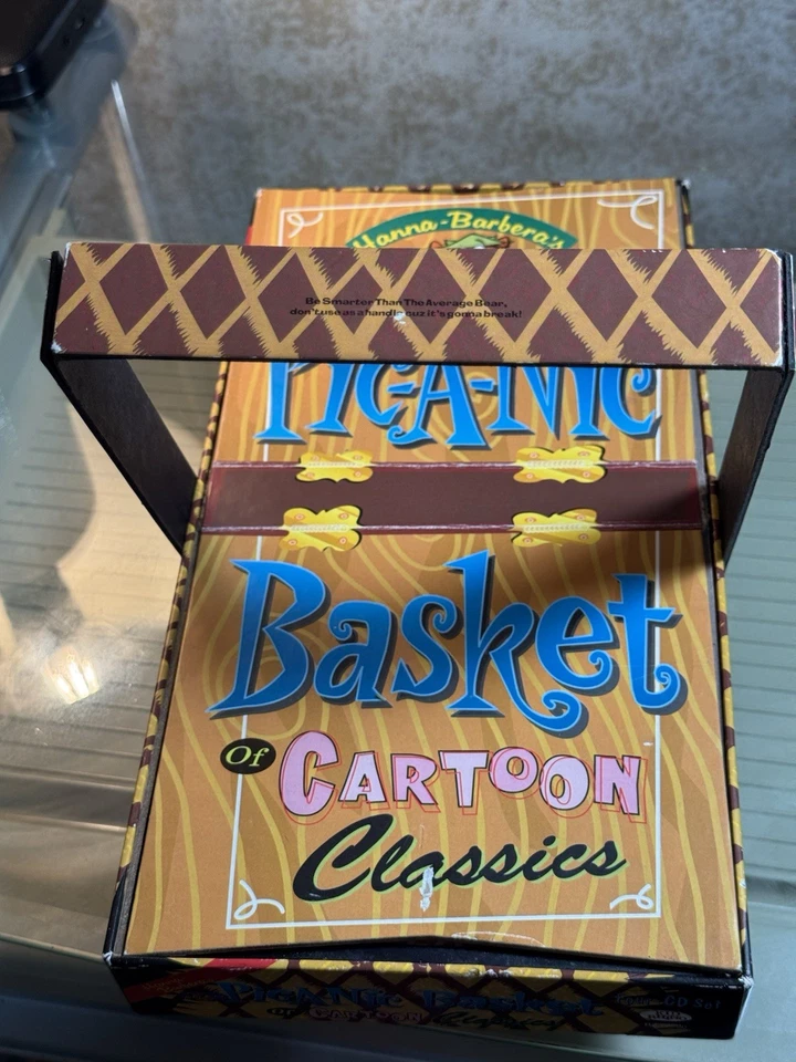 NEW Hanna-Barbera's Pic-a-Nic Basket of Cartoon Classics Themes 4 CD Box Set OOP - Image 3 of 4
