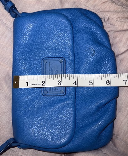 Marc by Marc Jacobs Small Blue Pebbled Leather Crossbody Bag - Picture 10 of 11