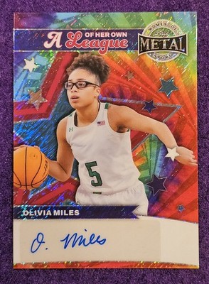 2025 Leaf Metal Women of Sport -Olivia Miles -A League of Her Own - LA-OM1 - 2/3