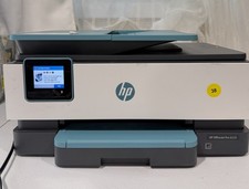 HP OfficeJet Pro 8028 All-in-One Wireless Printer Missing Ink FOR PARTS REPAIR