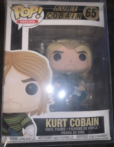 FUNKO POP! ROCKS - NIRVANA - KURT COBAIN #65 WITH PROTECTOR ￼