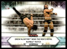 2021 TOPPS WWE DREW MCINTYRE WINS THE MEN'S ROYAL RUMBLE MATCH #11 4117