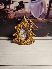 Gold Christmas Tree Holiday Picture Frame Ornament Great Keepsake 