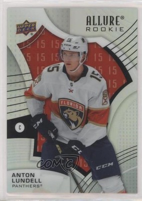 2021-22 Upper Deck Allure Rookies Number 42/199 Anton Lundell #105 Rookie RC 0i6