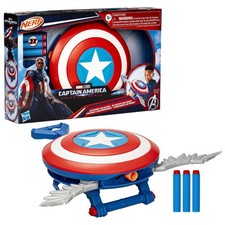 Marvel Studios Captain America Brave New World NERF Skyshot Blaster, Shield Role