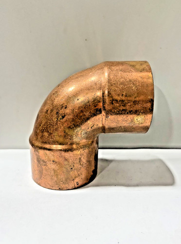 2" Copper 90-Degree Elbow Fitting  Plumbing Sweat Solder Joint PSI-6D6