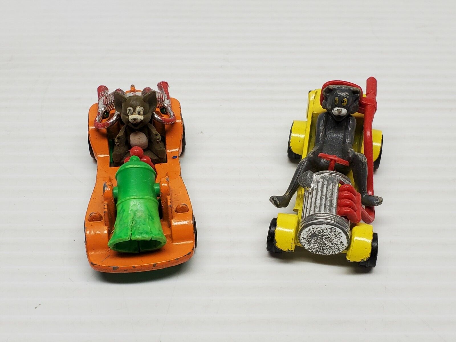 Tom and Jerry Diecast Cars Lot of 2 Corgi Jerry's Banger Dragster Tom's Go-Cart