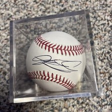 Joaquin Benoit Signed Baseball Rangers Tigers Padres Rays Mariners & Case & COA