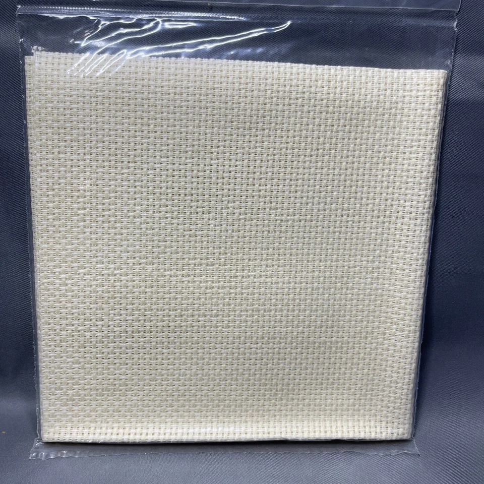 Cross Stitch Fabric Ivory 11 Count 1 pc 12"x18" 100% Cotton NIP NOS NeedleMagic - Image 2 of 4