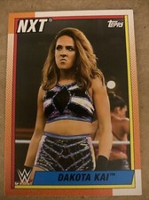 2021 Topps Heritage WWE Base Card #81 Dakota Kai