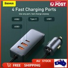 Baseus 120W Car Charger USB Type-C PPS Quick Charging For Iphone Samsung Huawei