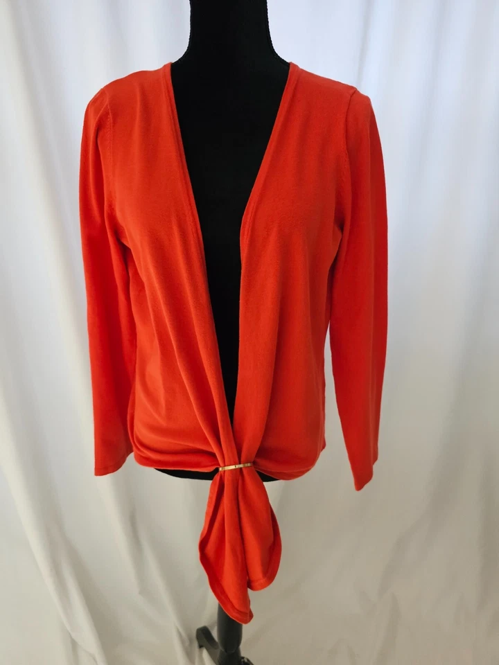 Top mujer Liz Lange naranja encubrimiento talla L T282 Foto 3 de 4