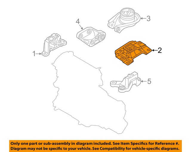 20102013 Mazdaspeed Mazda 3 Speed OEM Trans Transmission Engine Mount