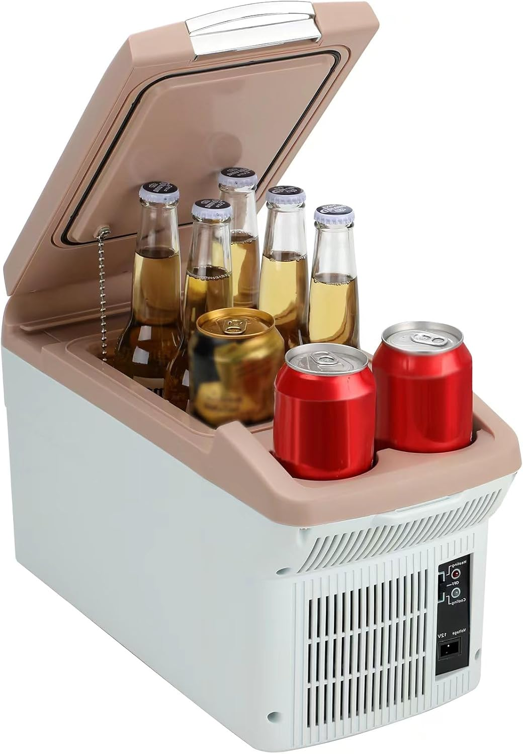 12V Car Refrigerator Cooler/Warmer 6 Quart (6L), 12 Volt DC &110V AC, Electric C