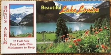Beautiful Lake Louise Vintage Bonus Album 12 Full Size Post Cards + Miniatures