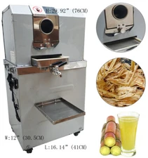 Sugarcane Juicer | Sugarcane Press | Electric 4 Rollers | 800W Sugarcane Machine