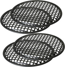 2 Pairs 8 Inch Subwoofer Metal Waffle Grills - Universal Speaker Cover Guard