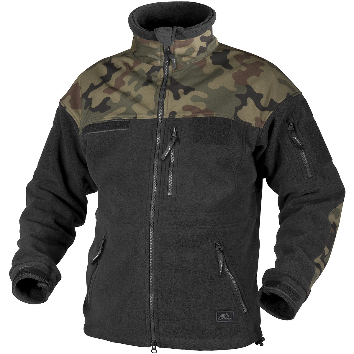 Helikon Tactical Infantry Double Heavy Fleece Mens Jacket Black Polish  Woodland