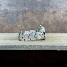 Rolex Ladies Oyster Perpetual w/ Paper 25mm Black Index Arabic Dial Smooth 67180 9