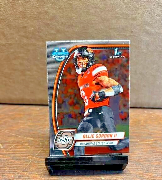 Ollie Gordon II 2024 Bowman University U Chrome 1st #197 Oklahoma State Cowboys