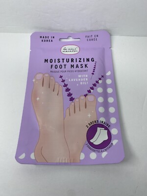 Le Mini Macaron Moisturizing Foot Mask   Lavender Oil