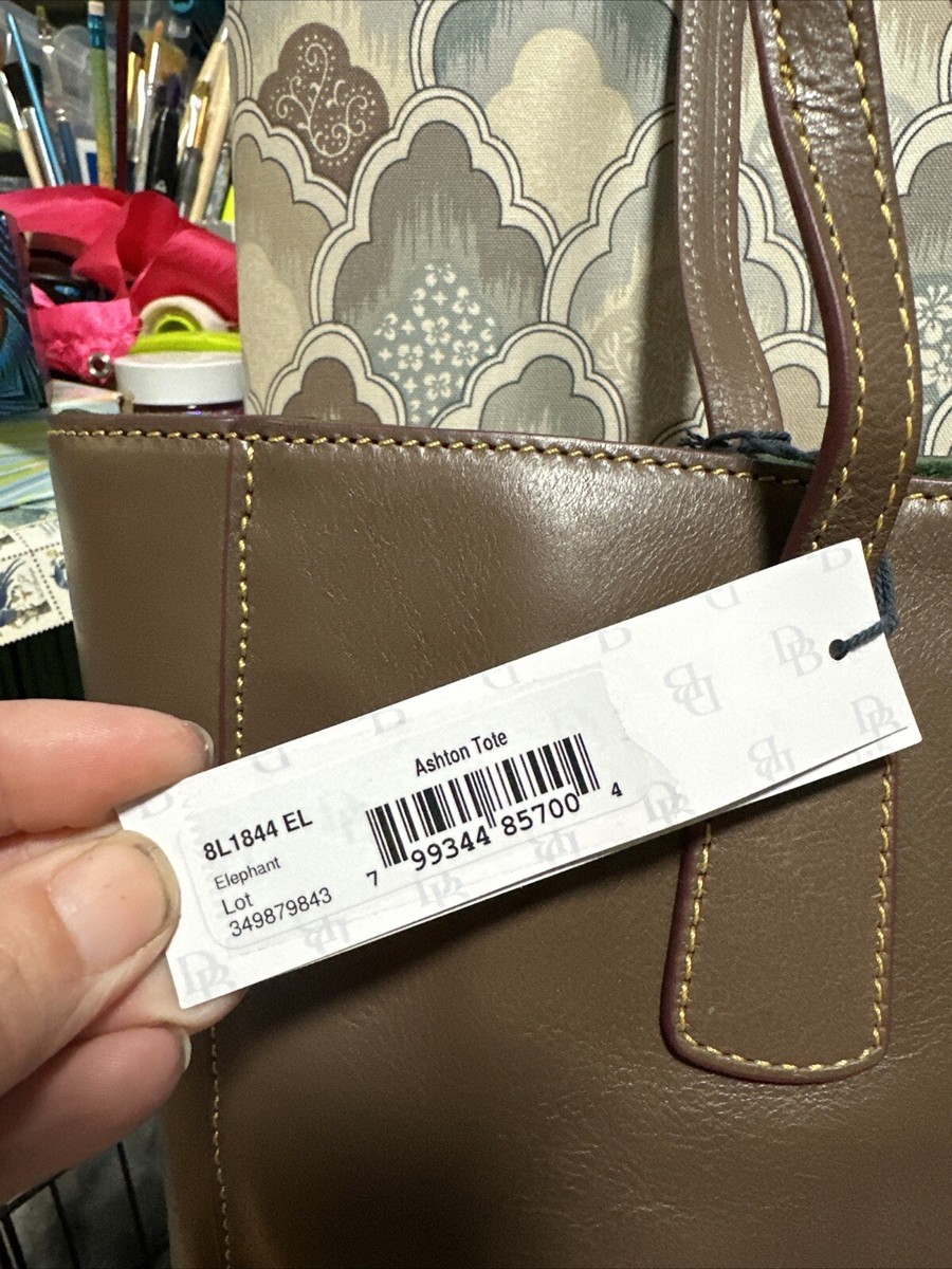 Dooney Bourke Florentine Leather Ashton Tote Elephant