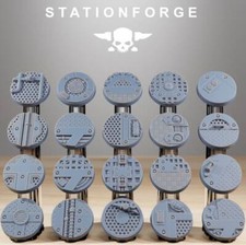 25mm Industrial Bases - Set of 20  3d Printed  Tabletop Gaming  Wargame