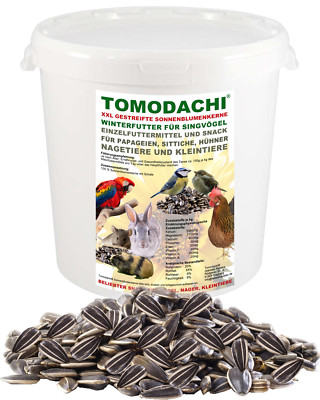 Sonnenblumenkerne extragroß Sittichfutter Papageiensnack Vogelfutter Energie 3kg