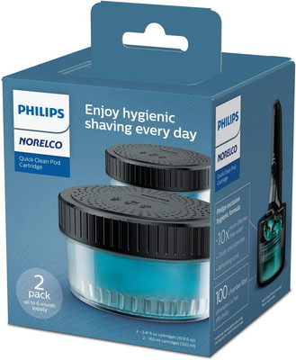 Quick Clean Pod Cartridge, Easy Cleaning of Your Electric Shaver, Alcohol Free a