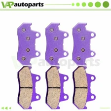 F+R Carbon fiber Brake pads for HODNA Goldwing 1200 GL1200 1984-1987 1985 1986