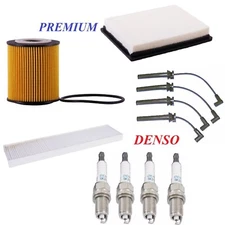 Tune Up Kit Filters Wire Plugs for Mini Cooper 1.6L; NAT ASP; Auto CVT 2004-2008