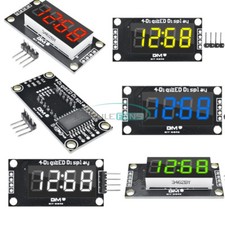 4-Digit 0.36" LED Tube Display Clock TM1637 Module Red/Green/Blue/Yellow/White