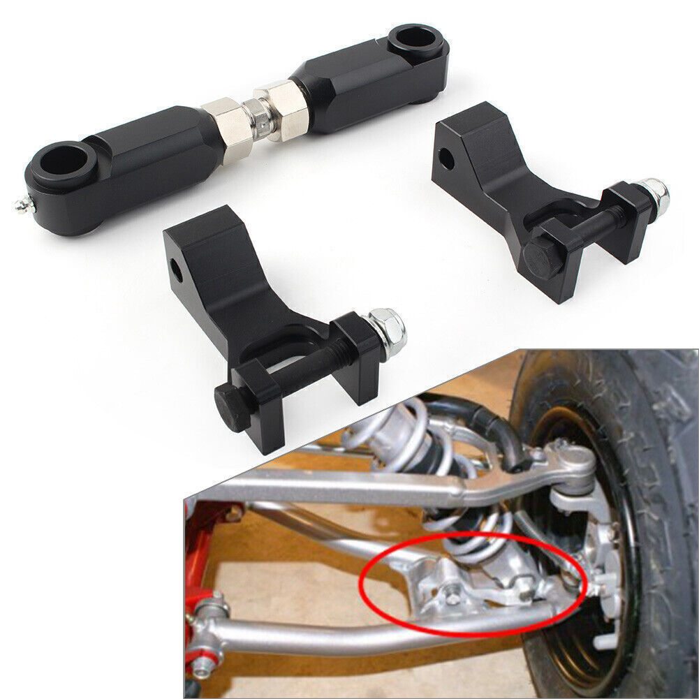 Front &Rear Lowering Kit Adjustable Black For Yamaha Raptor 700 350 660 ...