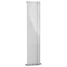 Image of Langsett Vertical Single Flat Panel Radiator - W384 x H1800mm - Chrome (HTR014)