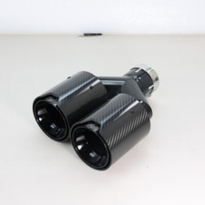 Customized Size Car Carbon Fiber Exhaust Tip Tail Pipe For Bmw 63mm In 93mm Out-