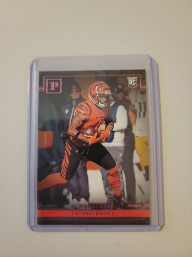 Ja Marr Chase 2021 Panini Chronicles Football RC Rookie Card PA 24 