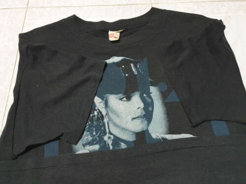 90s Janet Jackson Vintage t shirt Rhythm Nation Tour Concert Tee 
