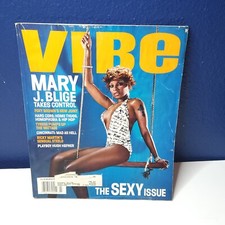 Vibe Magazine Mary J Blige July 2001 Foxy Brown Tyrese Ricky Martin Hugh Hefner