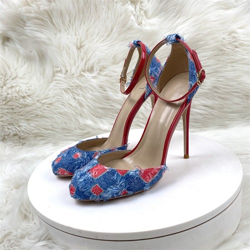 Women Round Toe High Heels Ankle Strap Evening Party Stilettos Pumps Shoes Size - Picture 9 of 13