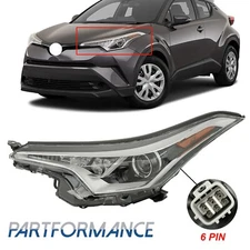 For Toyota CHR C-HR 2018 2019 Headlamp Headlight Driver Left Side w/LED DRL