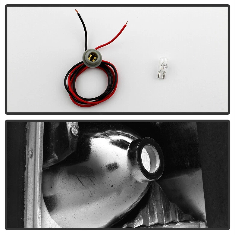 6PCS 1987-1993 Ford Mustang Factory Style Headlights Replacement Left+Right Pair - Image 4 of 4