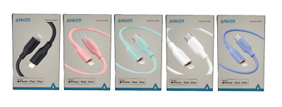 Anker Powerline III Flow Silicone USB-C to Lightning 6FT Cable MFi Certified