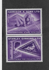 GREAT BRITAIN HARRISON & SON LTD STANLEY GIBBONS LTD LABELS (CC584)