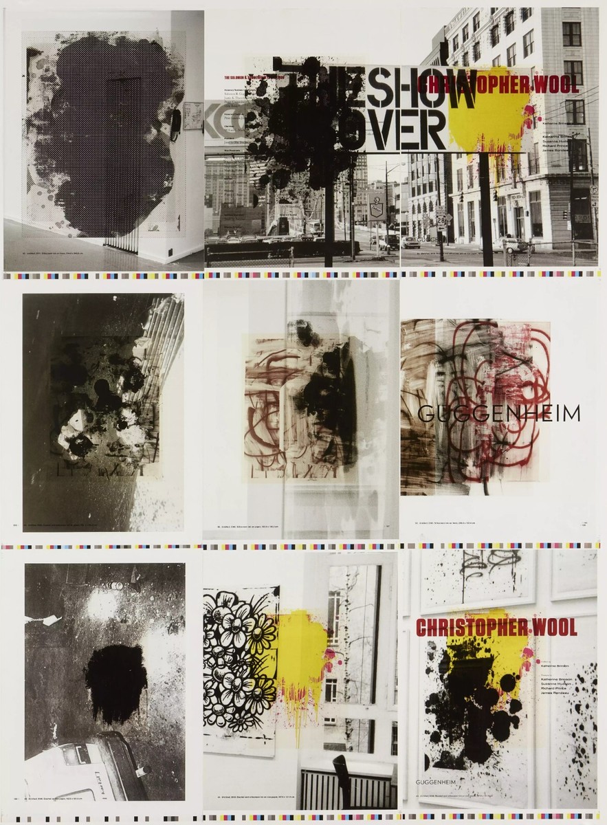 CHRISTOPHER WOOL Retrospective Exhibition Art Poster 2013 NYC 34