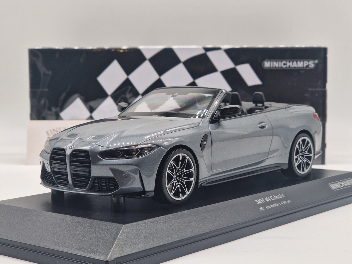 BMW M4 Cabriolét 2020 Grey Metallic 1:18 Minichamps 155021034